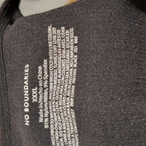 Lot of 2 bralettes. 2XL and XXXL. Dark colors - Picture 6 of 6